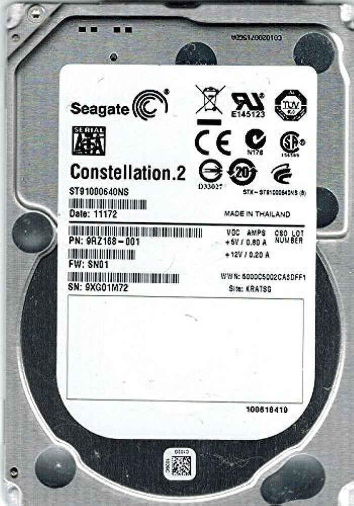 Seagate 1tb 2.5" Hard Drive ST91000640NS Constellation.2 Internal 7200RPM
