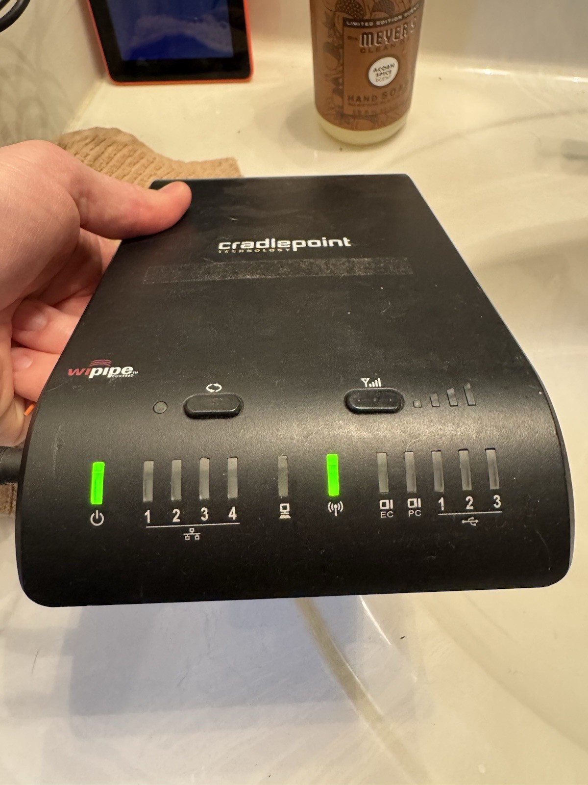 Cradlepoint MBR1200 Wireless Router 4-Port 10/100 Tested and Working
