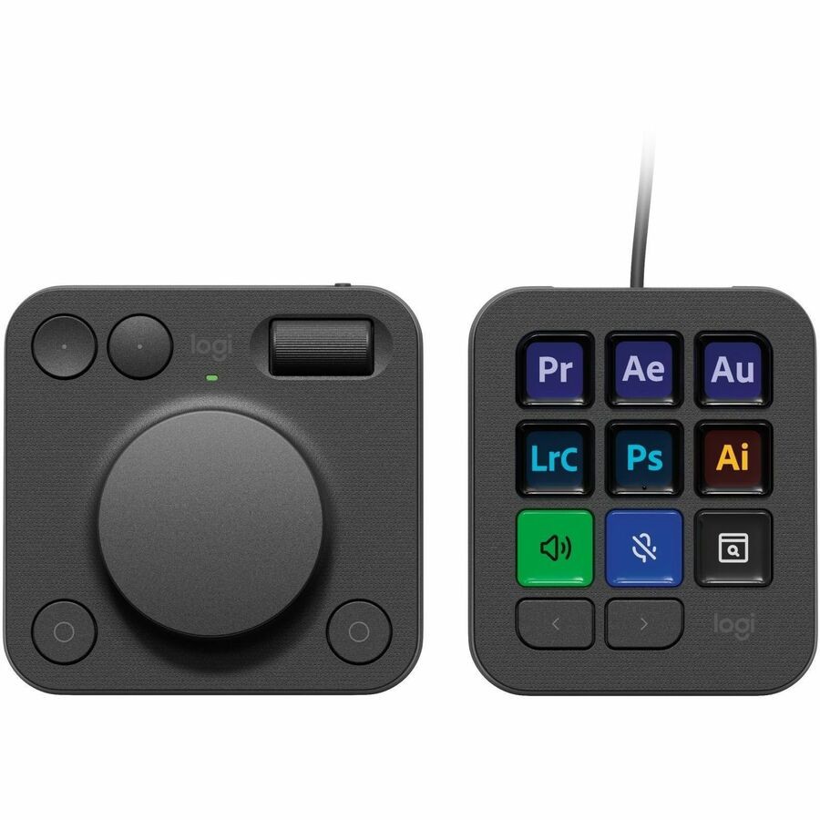 Logitech MX Creative Console, Programmable Keypad With 9 Customizable LCD Keys