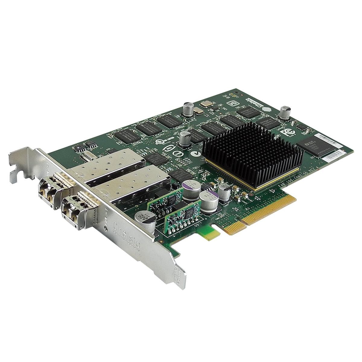 NetApp Chelsio Dual Port 10Gb FC PCIe x8 111-00603+A0 Card + 2x10Gb Transceiver