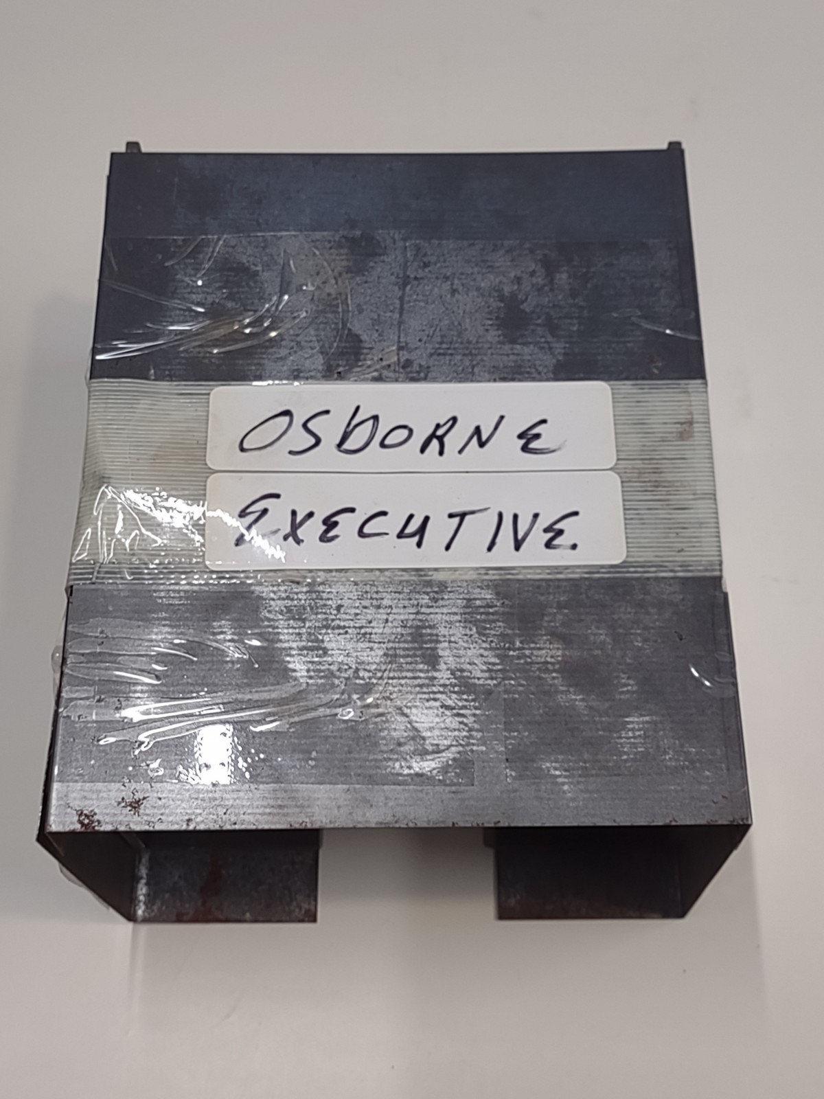 Osborne executive Floppy Drive ENCLOSURE ONLY holds 2 vtg Alps Drives Original 