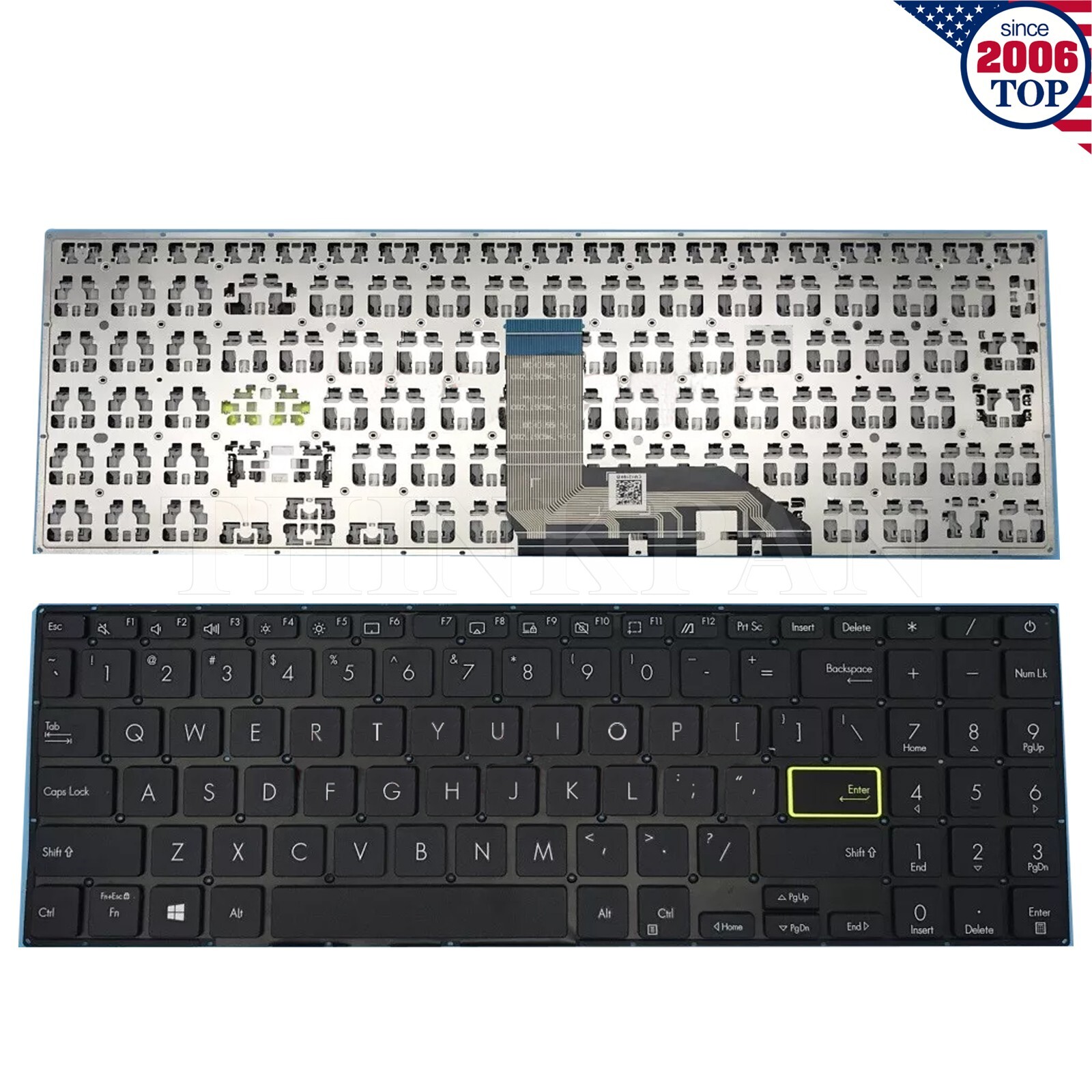 New US Non-Backlit Keyboard for Asus Vivobook S513 S513I S513IA S513U S513E