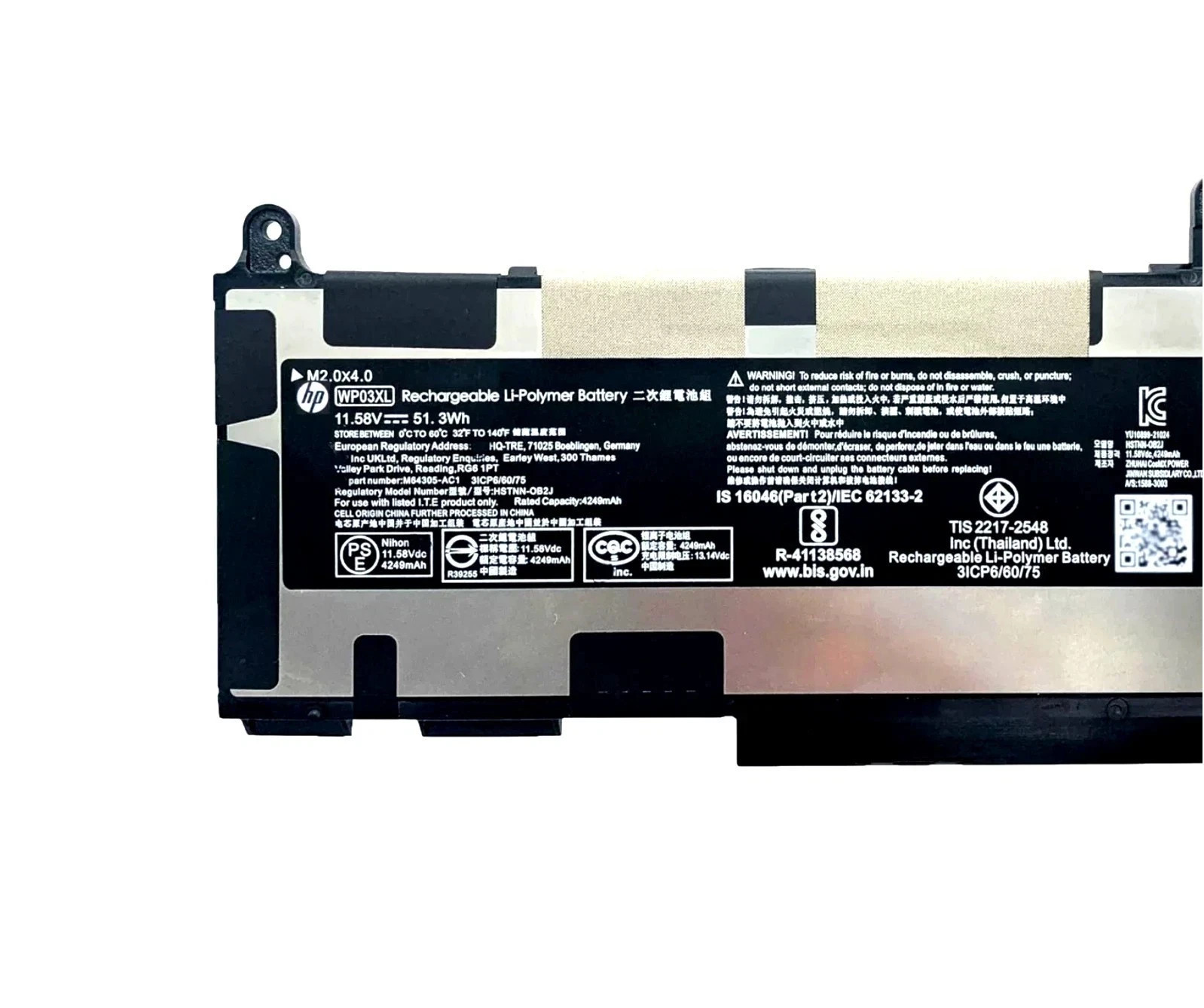 NEW OEM 51.3WH WP03XL Battery For HP EliteBook 830 835 840 845 G9 G10 M73466-005