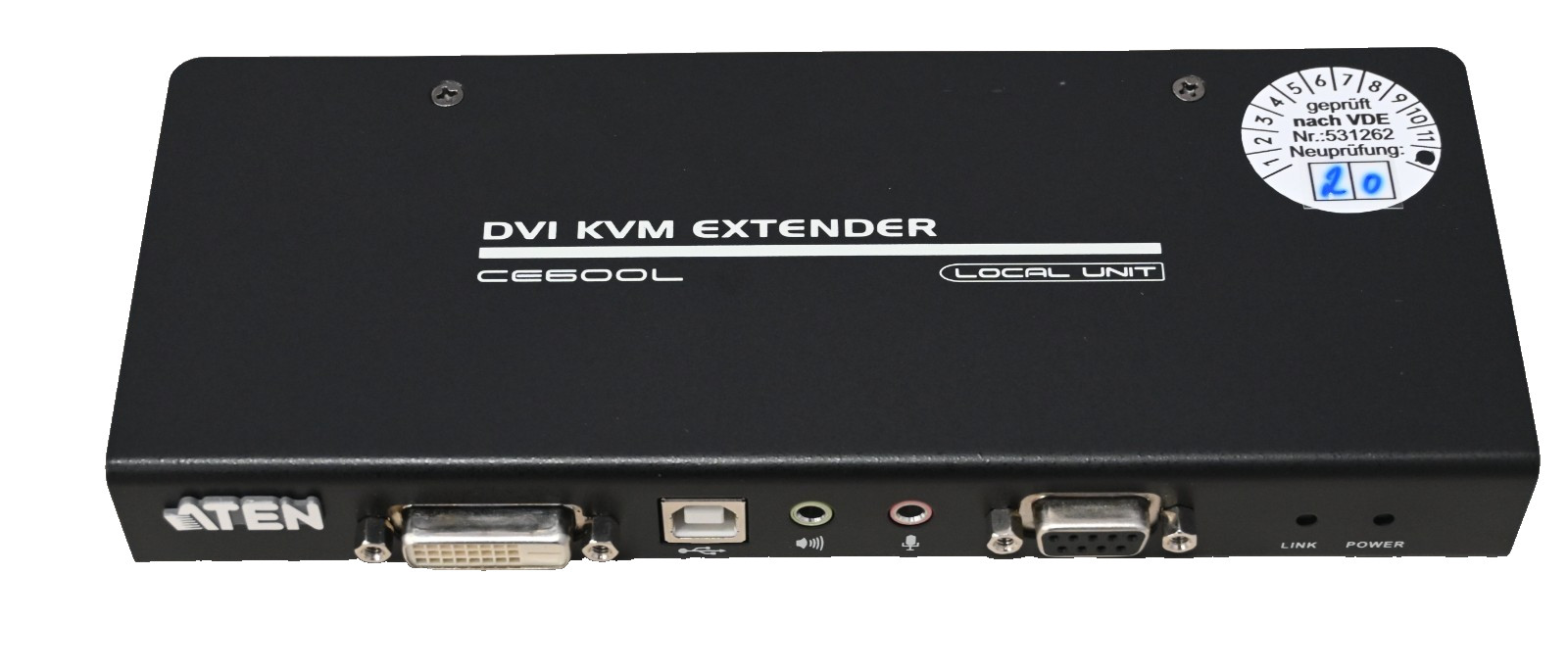 ATEN CE600 DVI KVM Extender CE600L Local Unit No Remote Unit Used