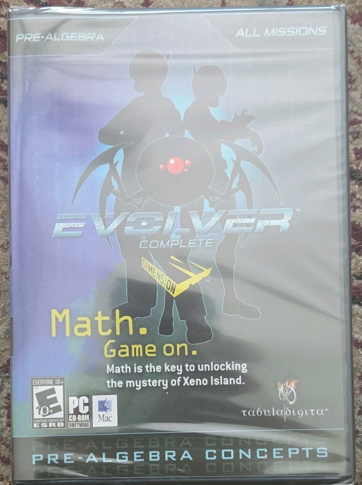 Tabula Digita Evolver Complete Xeno Island Pre-Algebra PC/Mac CD-ROM
