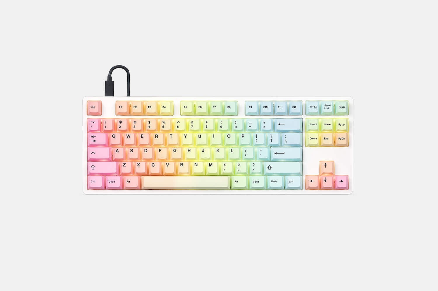 Drop Expressions PRISM Mechanical Keyboard 87 Keys Rainbow Keys Backlit