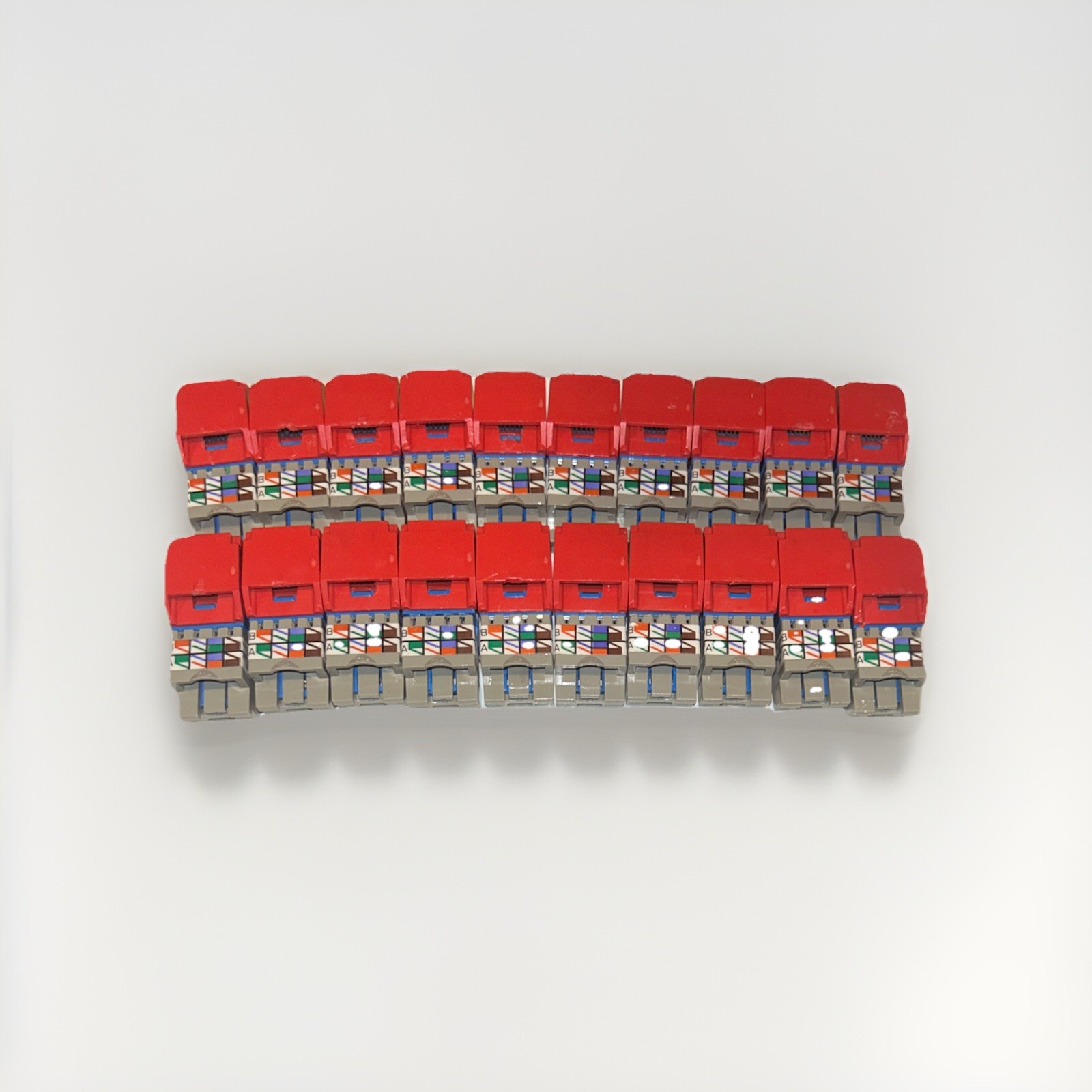 30- Network Jacks CJ688TPYL  Panduit TX6 Plus UTP Jacks Module RJ45 LOT OF 30
