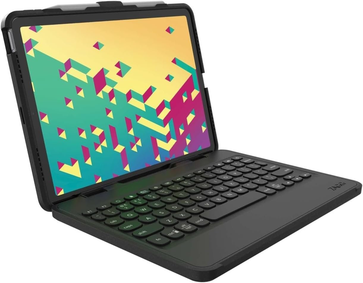 ZAGG Rugged Book Detachable Case and Magnetic-Hinged Keyboard for iPad Air 11" (