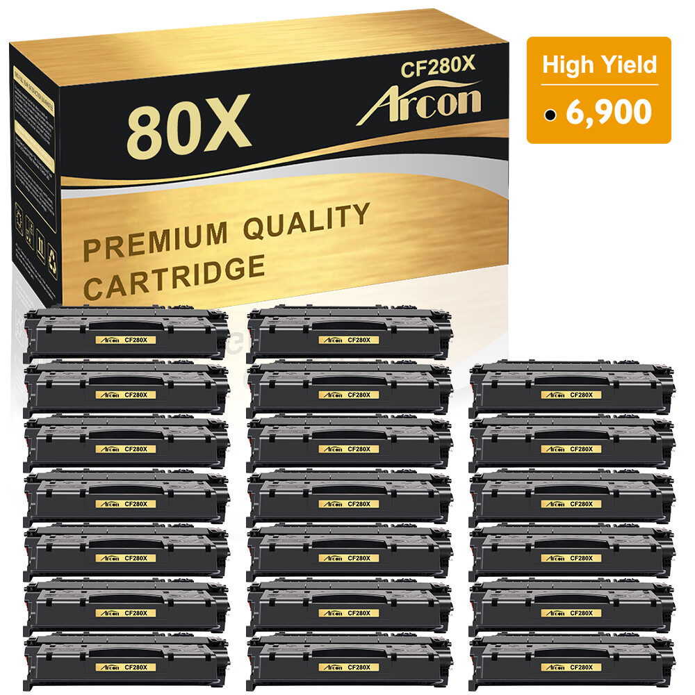 20-PK CF280X High Yield BK Laser Toner Cartridge For HP LaserJet Pro 400 M425dn