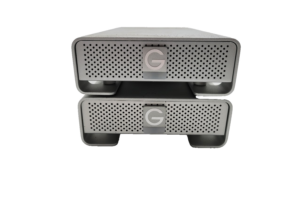 Lot of 2 G-Technology G-Drive 2TB Desktop External HDD HUS724020ALE640