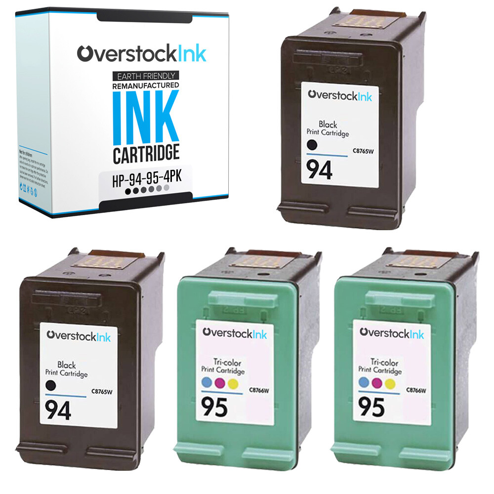 4X Compatible OSI HP Printer Ink 94 95 for HP OfficeJet 6213 6215 7210 7310 7408