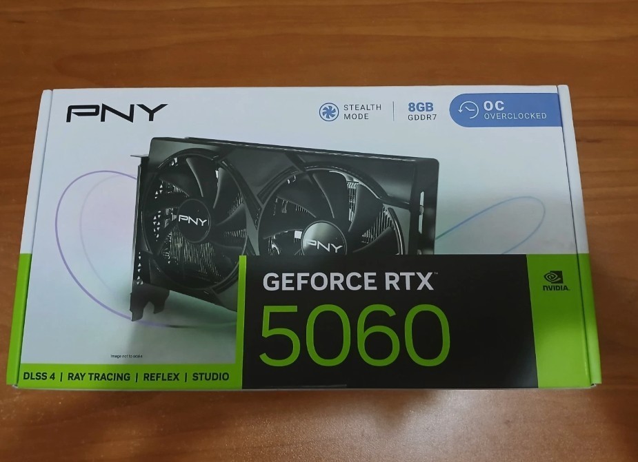 PNY NVIDIA GeForce RTX™ 5060 OC Dual Fan Graphics Card (8GB GDDR7, 128-bit)™