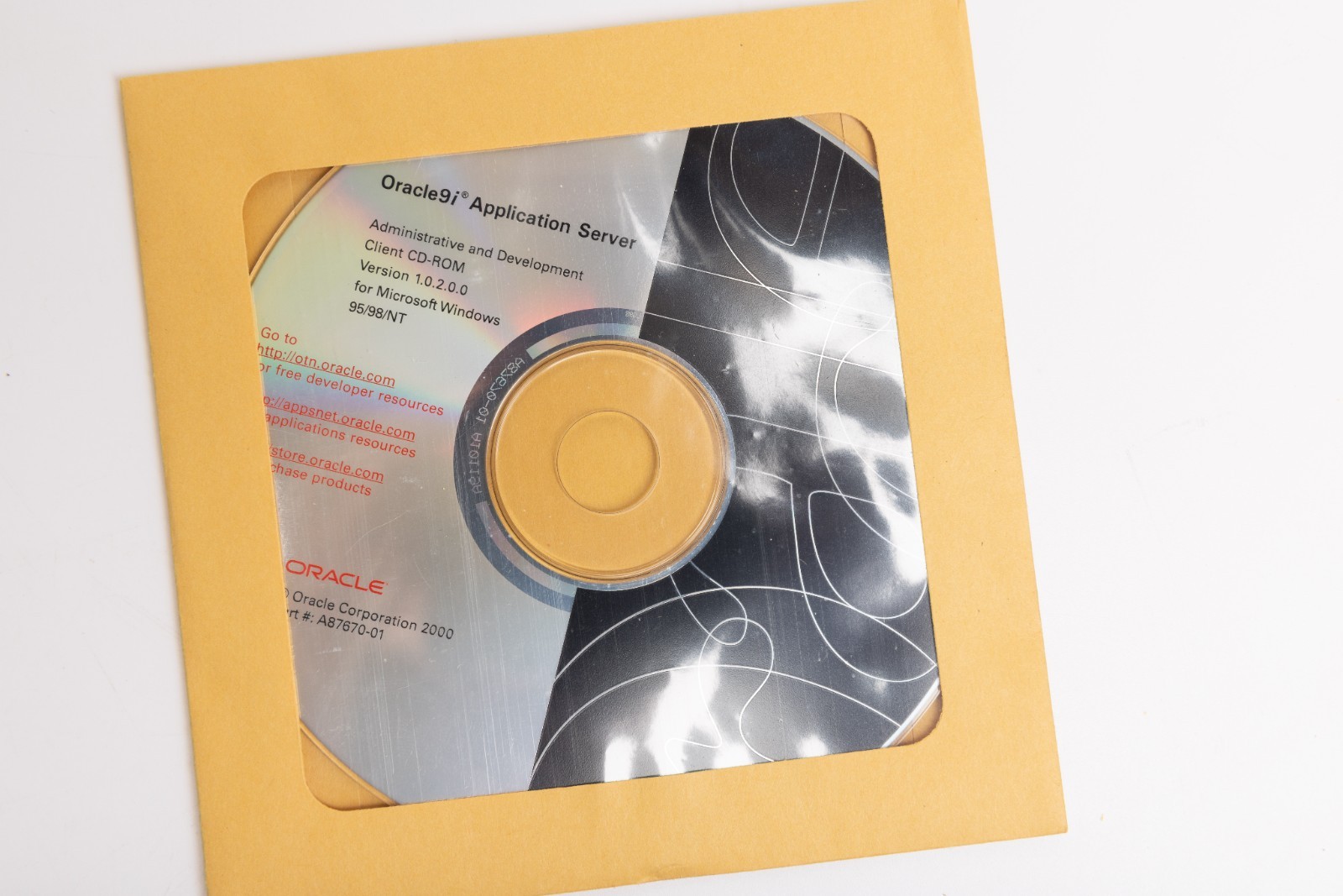 Vintage Oracle 9i Application Server Version 1.0.2.0.0 Windows 95/98/NT