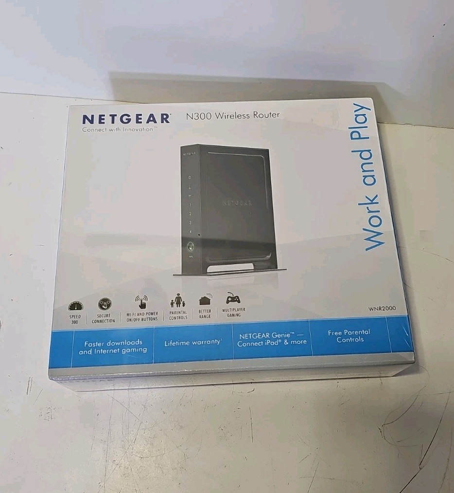 Brand NEW NETGEAR N300 Wireless Router WNR2000, Sealed