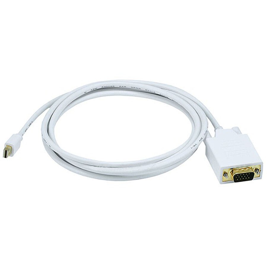 3 6 10 15FT Mini DisplayPort MDP Male to VGA Male Cable Cord Monitor Mac MacBook