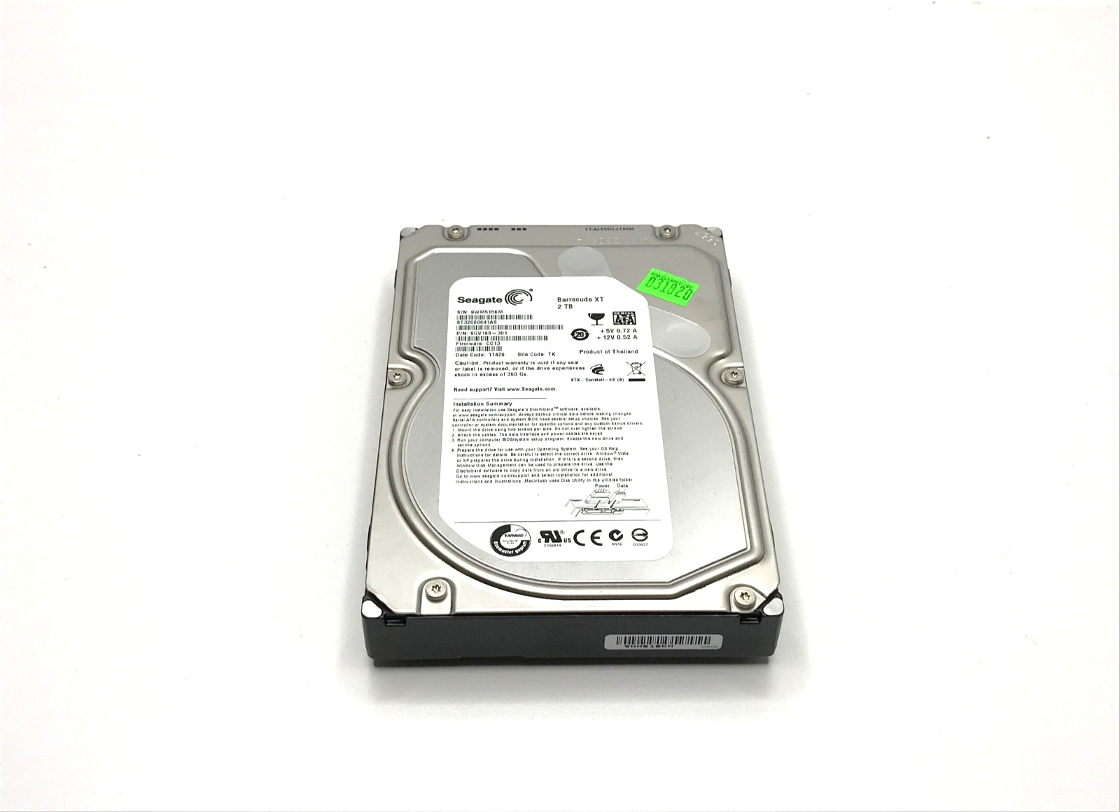 Seagate BarraCuda XT 2TB 7200RPM 64MB Cache 3.5" HDD (ST3200641AS)