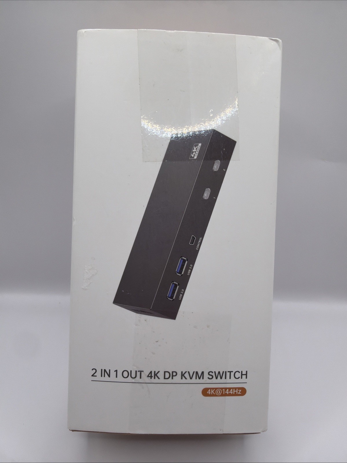 iArk 2 In 1 Out 4k Dp KVM Switch 4k@144Hz New Open Box