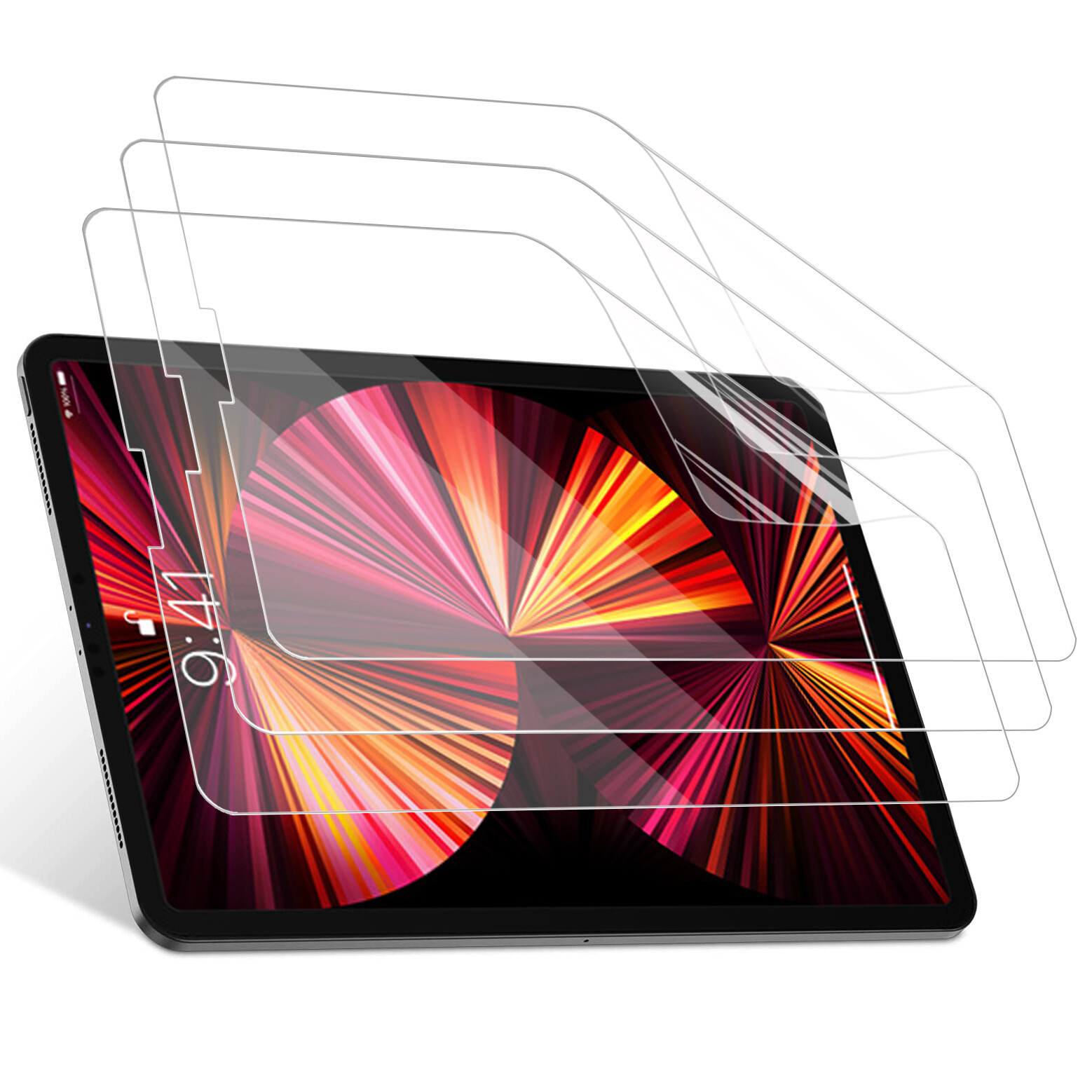 Matte Drawing Film [3Pcs] Screen Protector For iPad 2021, Case&Pencil Friendly