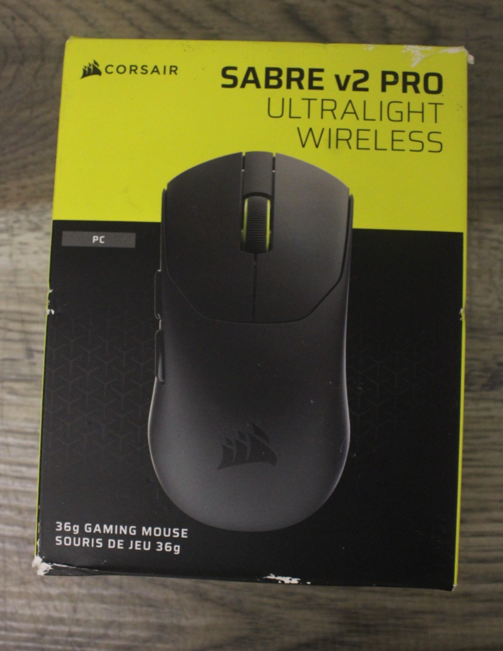 CORSAIR - Sabre V2 Pro Ultralight FPS Optical Gaming Mouse - Wireless - Black