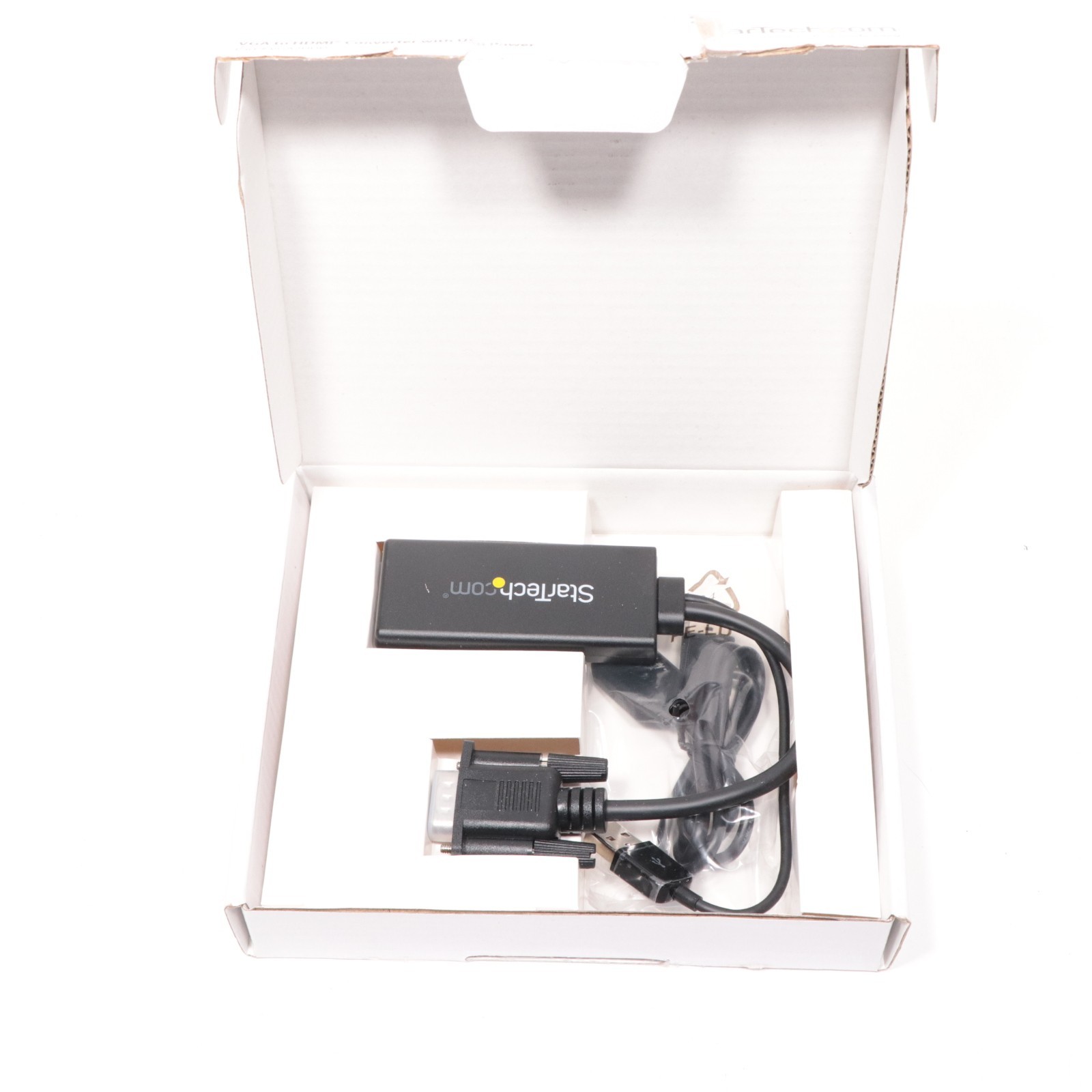 StarTech VGA2HDU VGA to HDMI Adapter with USB Power (Open Box)