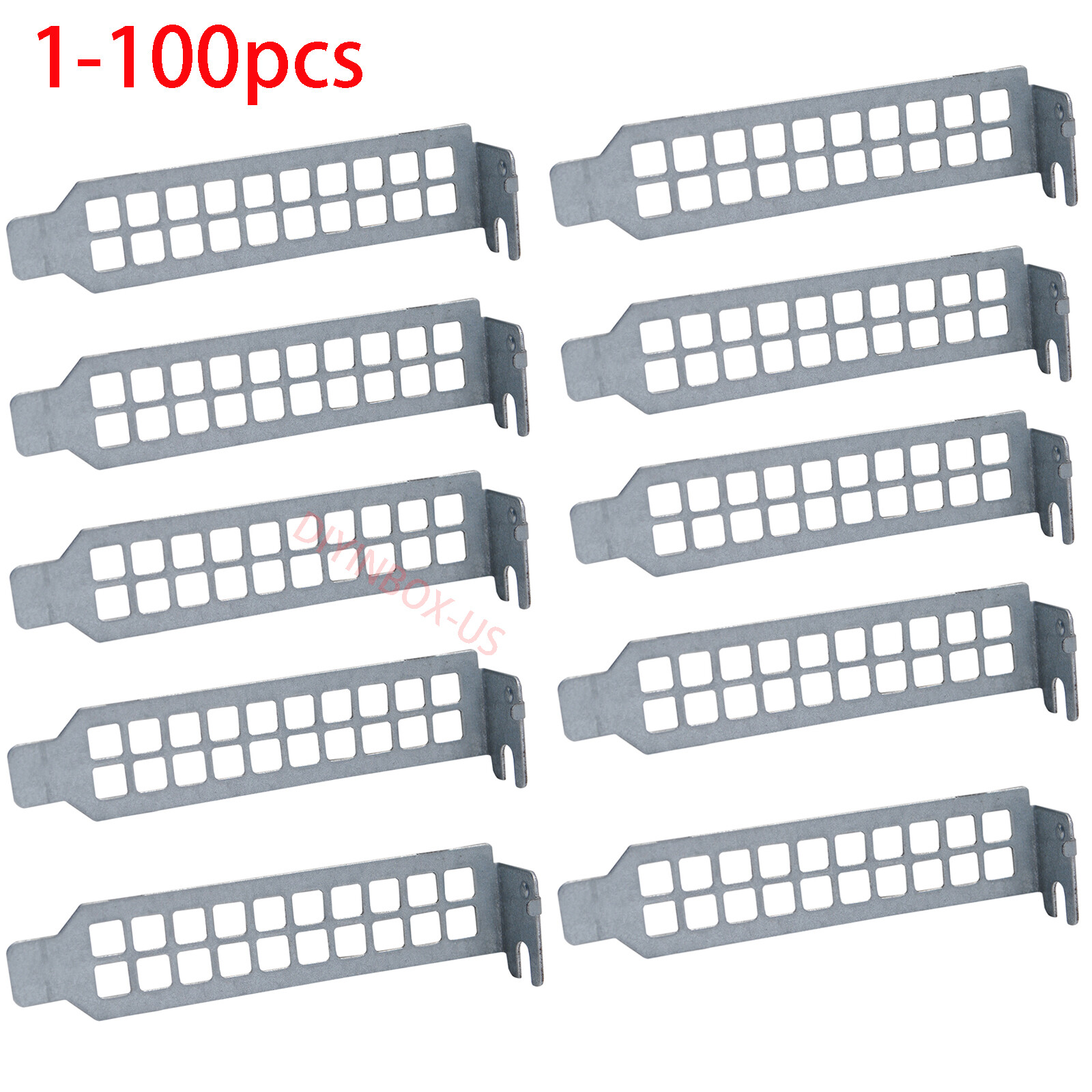 Lot Dell OptiPlex 390 790 990 3010 7010 SFF Low Profile Rear PCI Dust Slot Cover