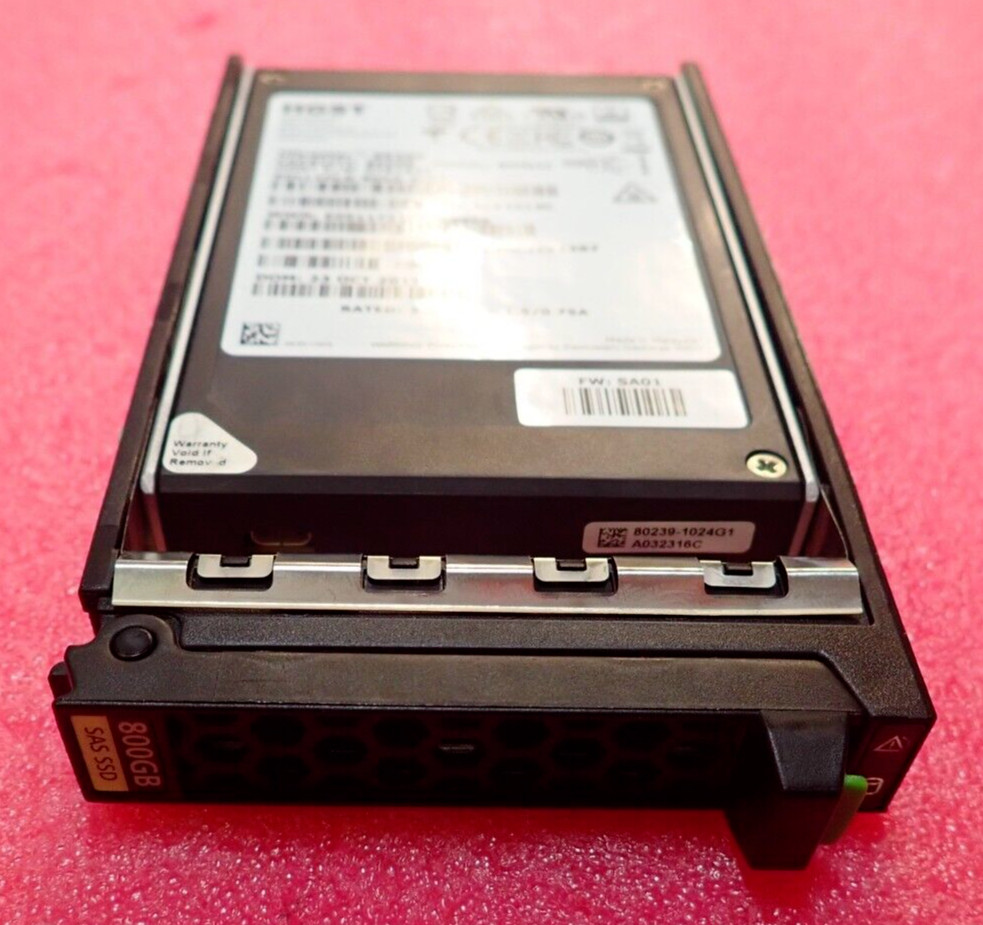 Fujitsu 800GB SAS 12Gb/s MU 2.5" SFF MLC Solid State Drive SSD S26361-F5666-L800