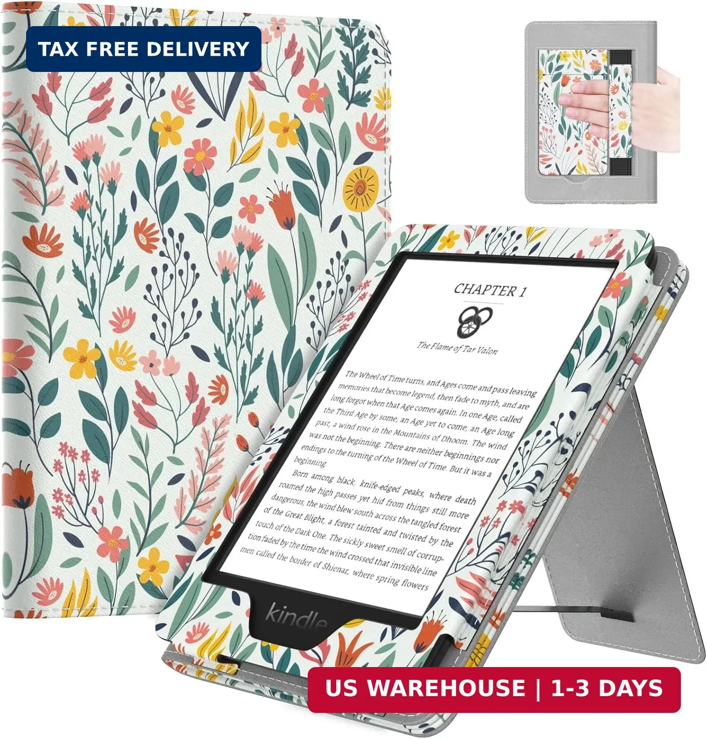 MoKo Case Fits All-New 6" Kindle (11th Generation, 2024/2022 Release)(10/8th Gen