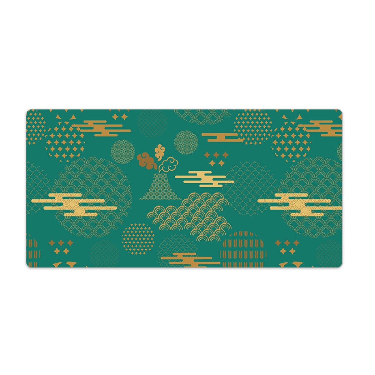 Desk Top Mat Pad Protector for PC Mouse Keyboard Japanese Symbols 90x45