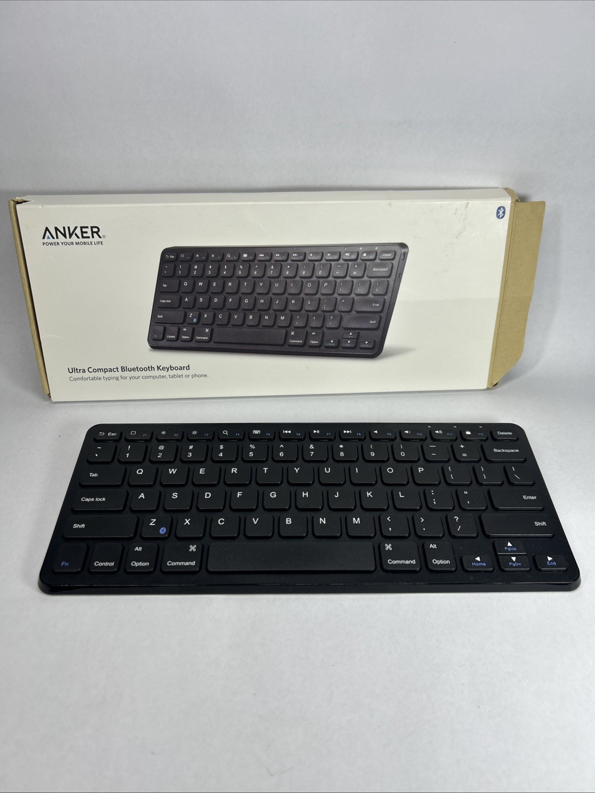 Anker Ultra-Compact Bluetooth Keyboard A7721 Wireless Mac Windows iOS Android