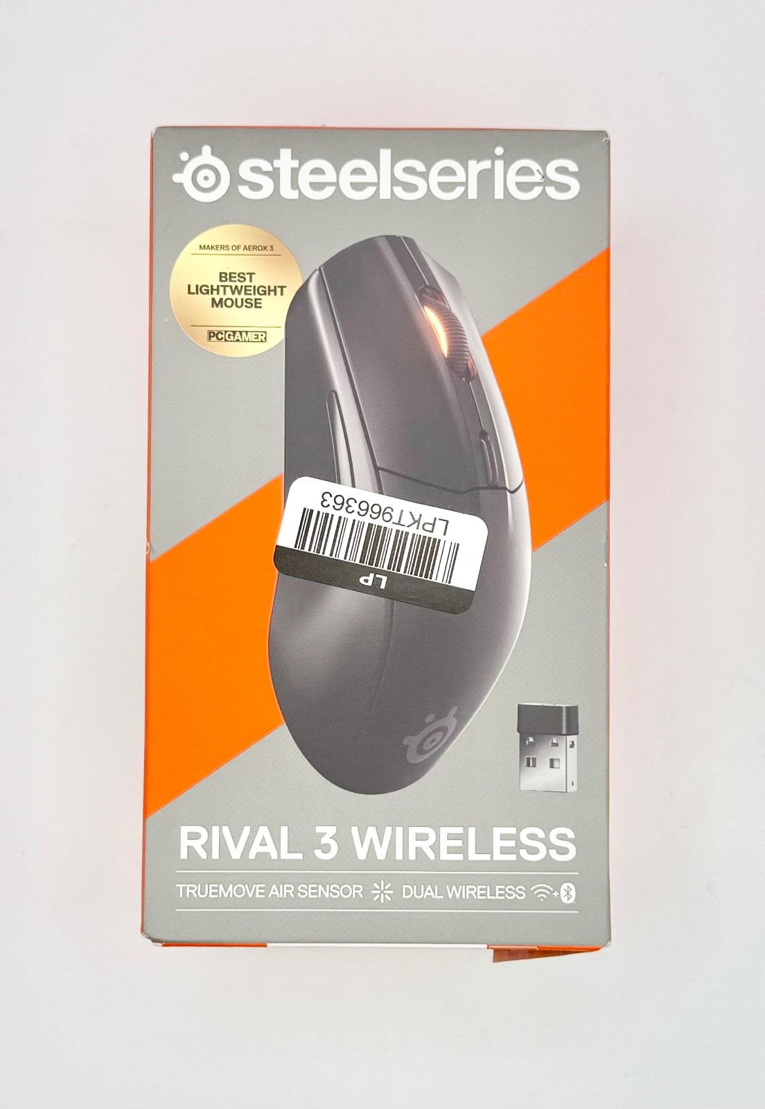 New - SteelSeries Rival 3 Wireless Gaming Mouse (Gen 2) Black