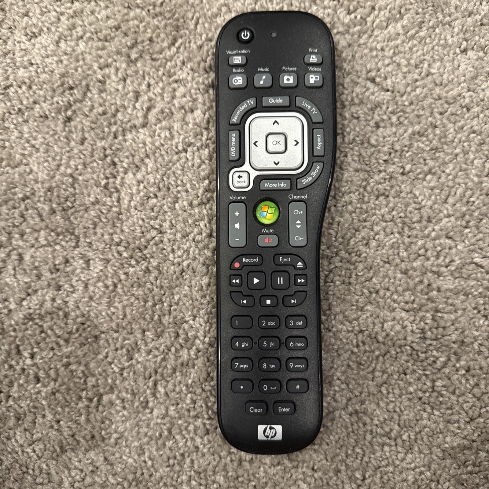 HP 643685-001 MultiMedia Remote Genuine 