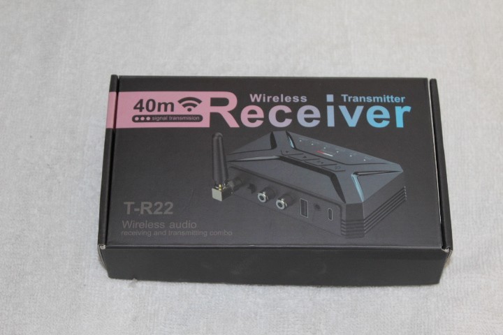 Wireless Transmitter Receiver 40m - T-R22 Wireless Audio - Opened box