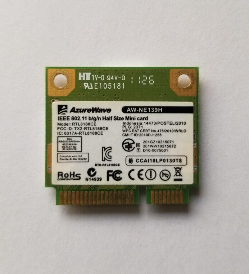 Realtek RTL8188CE Wireless Wifi Network Card