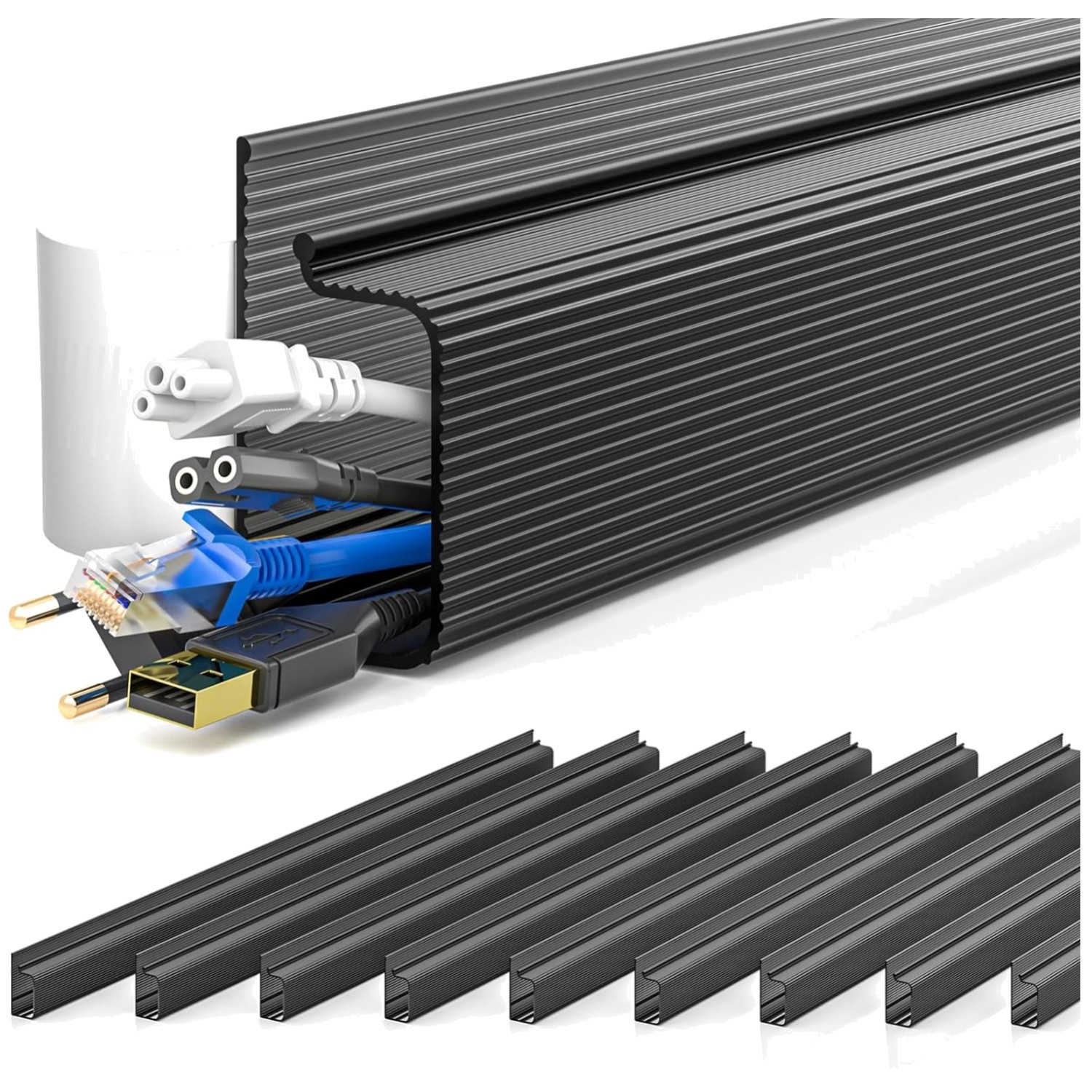 Under Desk Cable Organizer - Office Organization Solution