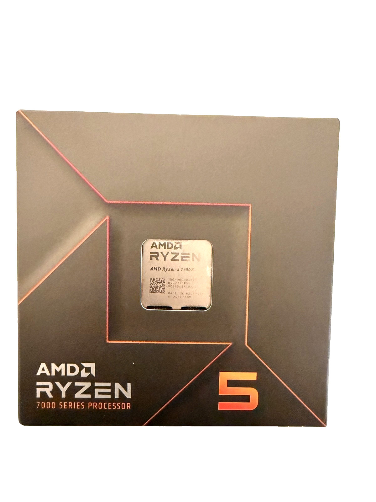 AMD Ryzen 5 7000 Series Desktop Processor CPU In Box Retail Packaging