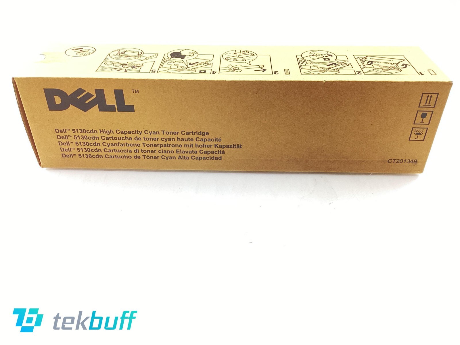 Dell Original Cyan Toner Cartridge for 5130cdn - P614N
