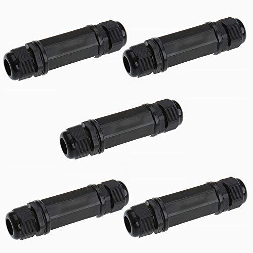 5PCS M22Z Shielded RJ45 Waterproof Cat5/5e/6 8P8C Connector IP67 Ethernet LAN...