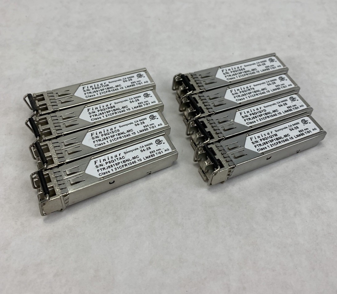 Finisar FTRJ8519P1BNL-MC Transceiver Module (Lot of 8)