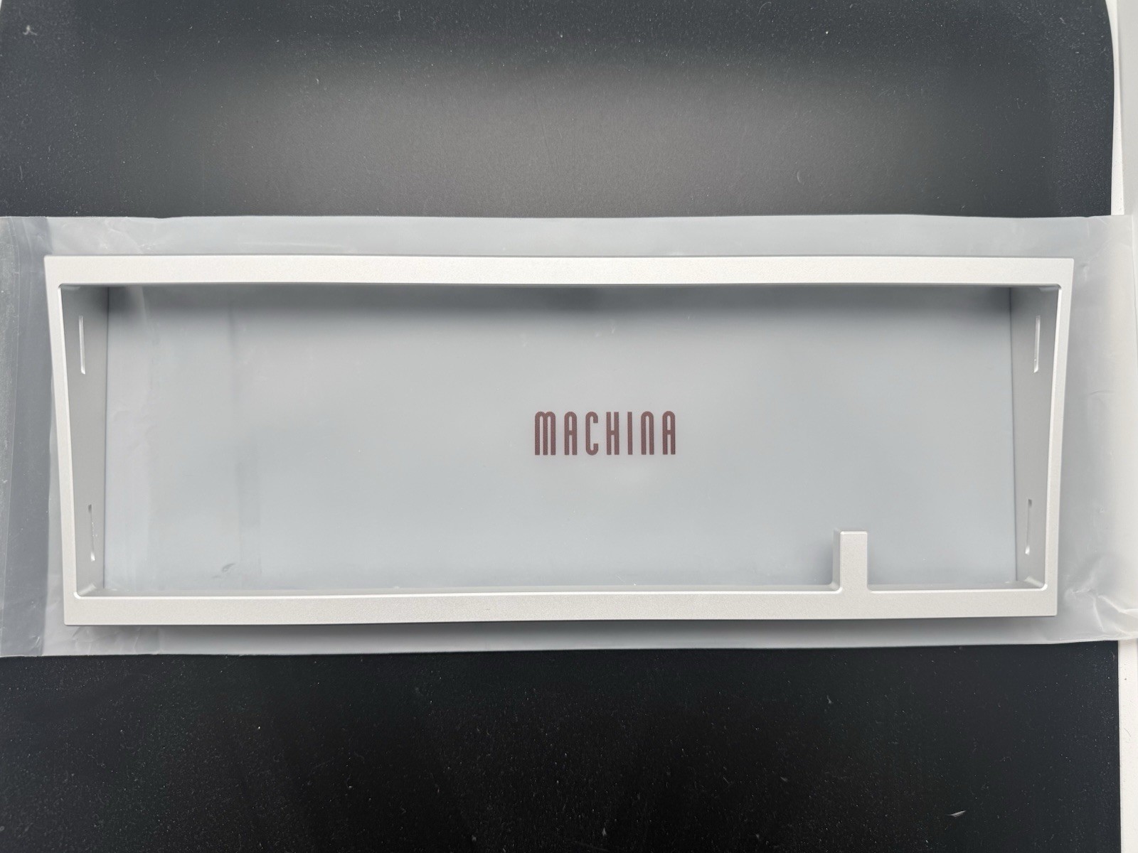 Machina Orbit R2 - Moon / Silver Aluminum Top Case ONLY 65% Mechanical Keyboard