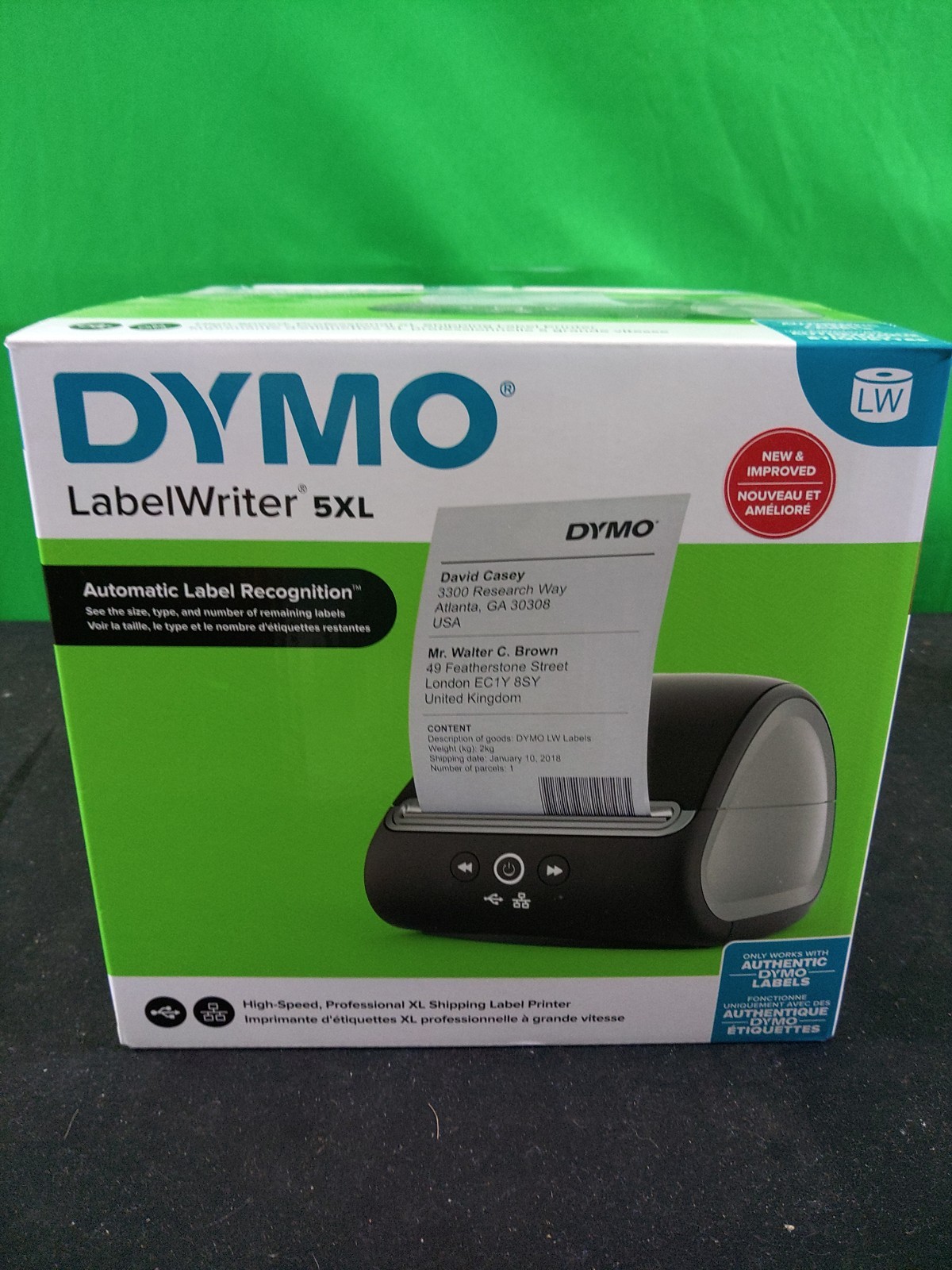 C0 DYMO LabelWriter 5XL Thermal Label portable Printer 2112554 LW 4x6 USB New