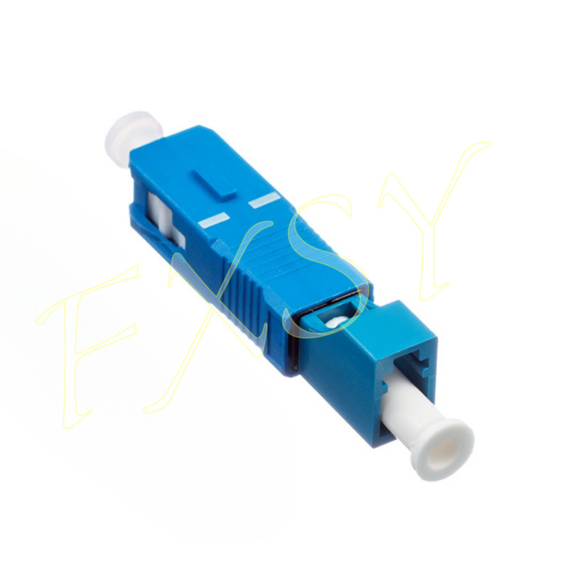 SC/UPC Male to LC/UPC Female SM OS2 Hybrid Fiber Optical Converter Fiber Adapter