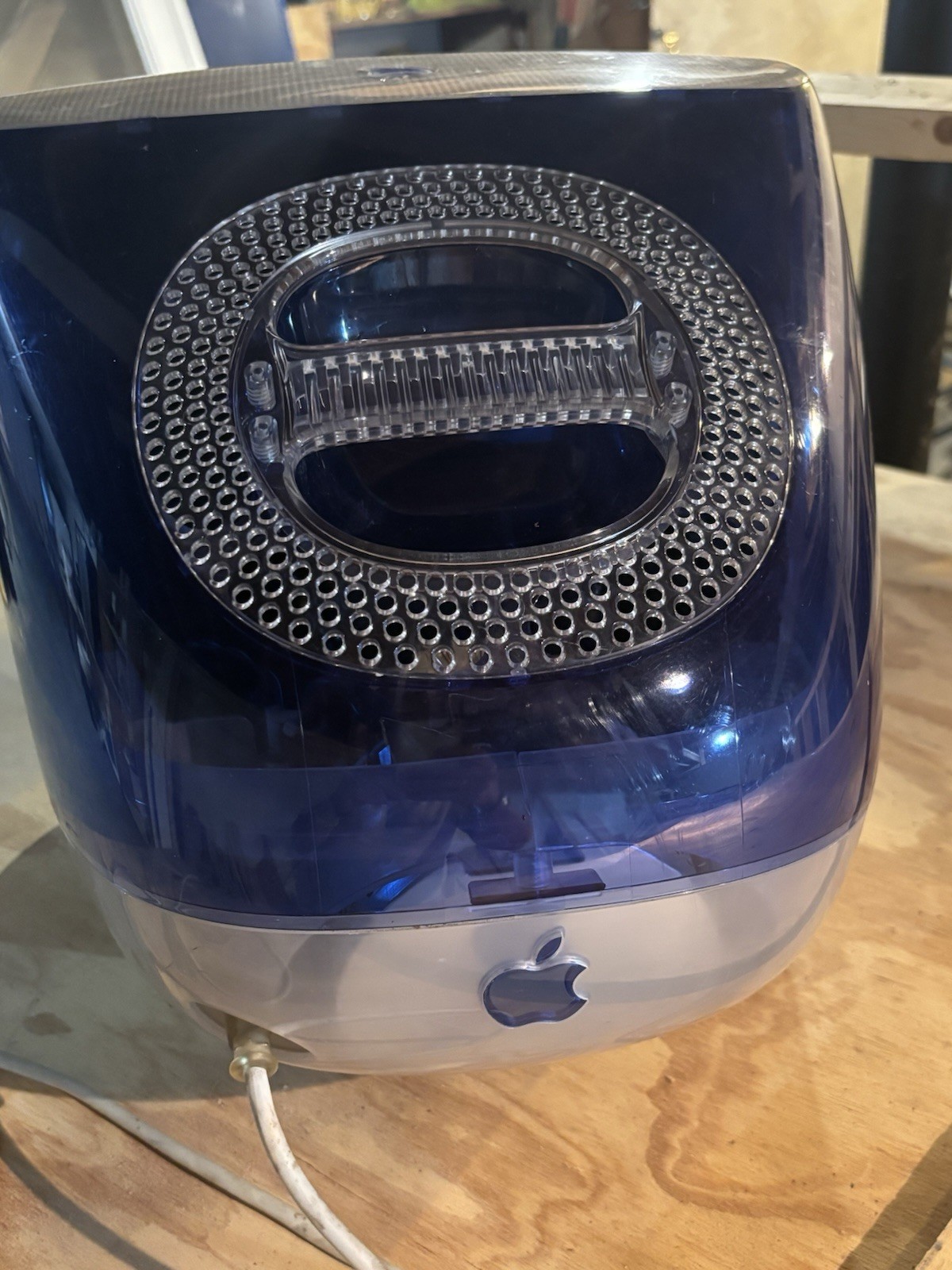 Apple iMac G3 Vintage Blueberry CRT All-in-One Desktop Computer