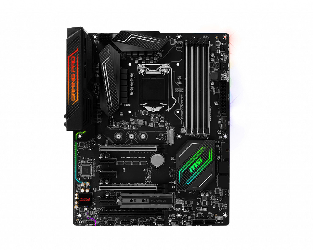 For MSI Z270 GAMING PRO CARBON motherboard LGA1151 DDR4 DVI+HDMI ATX Tested ok