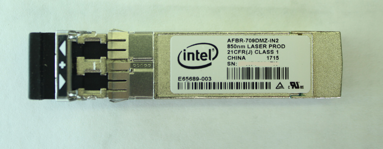 INTEL 10GB SR SFP AFBR-709DMZ-IN2 Optical Transceiver 0Y3KJN