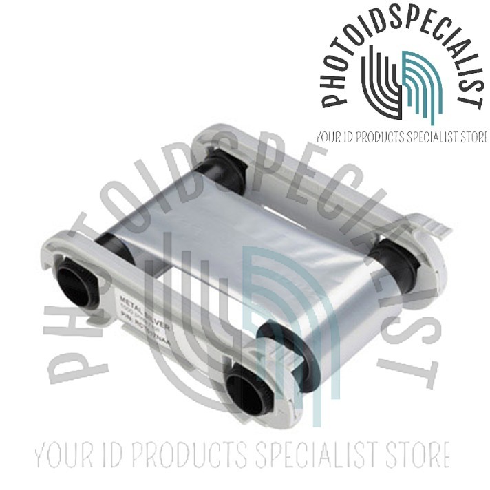 Evolis RCT017NAA Silver Monochrome Ribbon for Elypso/Zenius/Primacy- 1000 prints