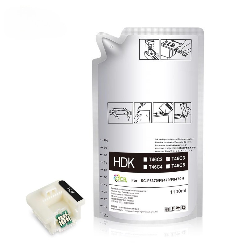 1100ML Sublimation Ink Bag Heat Transfer Ink for F6300 F9400 F6360 F6370 F9470