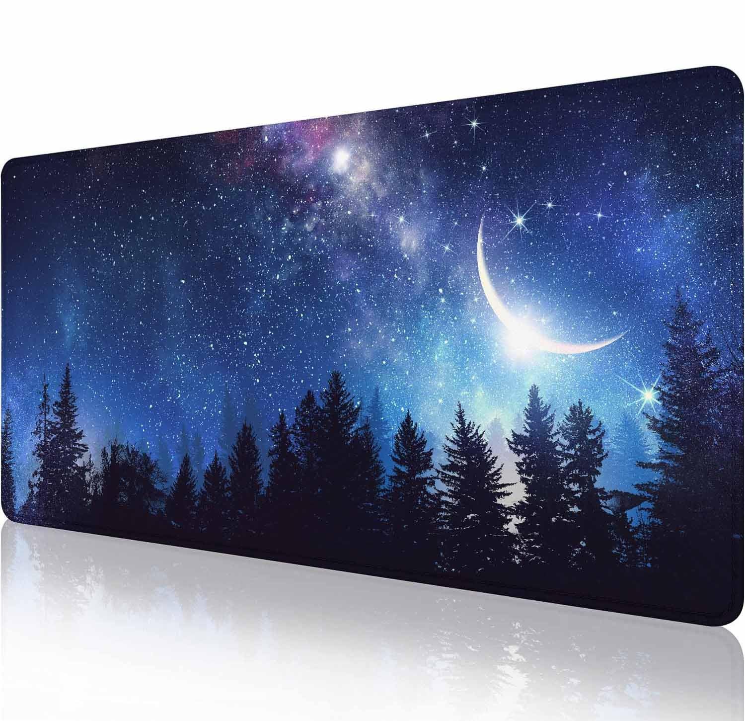 Gaming Mouse Pad Desk Pad,Extended Big Mouse Pad,31.5x11.8 Inch Long Computer...