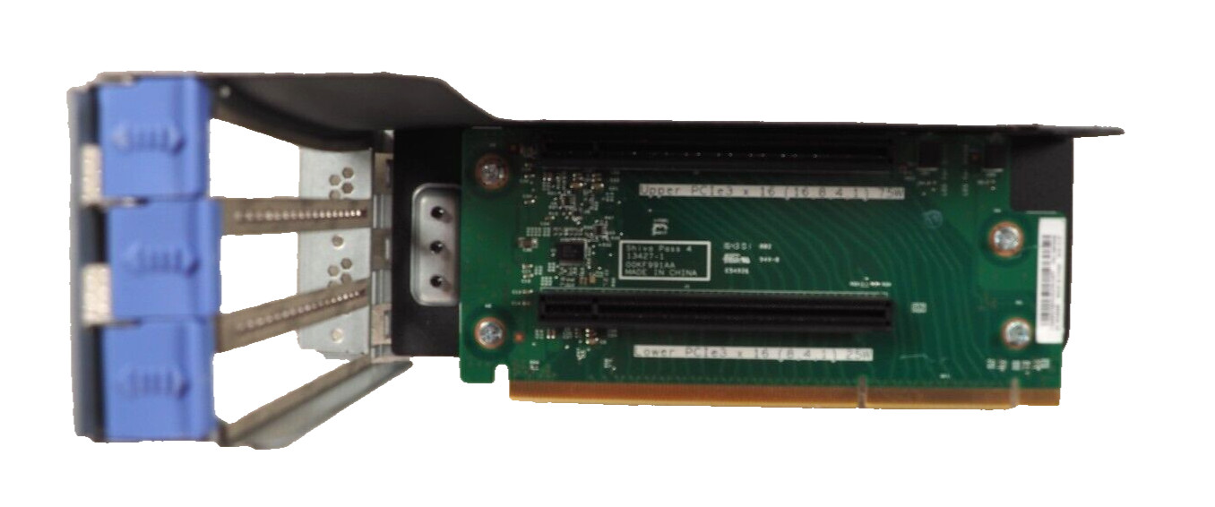 IBM Lenovo 00KA536 N33763C FRU: 00FK628 dual PCIe Riser Card