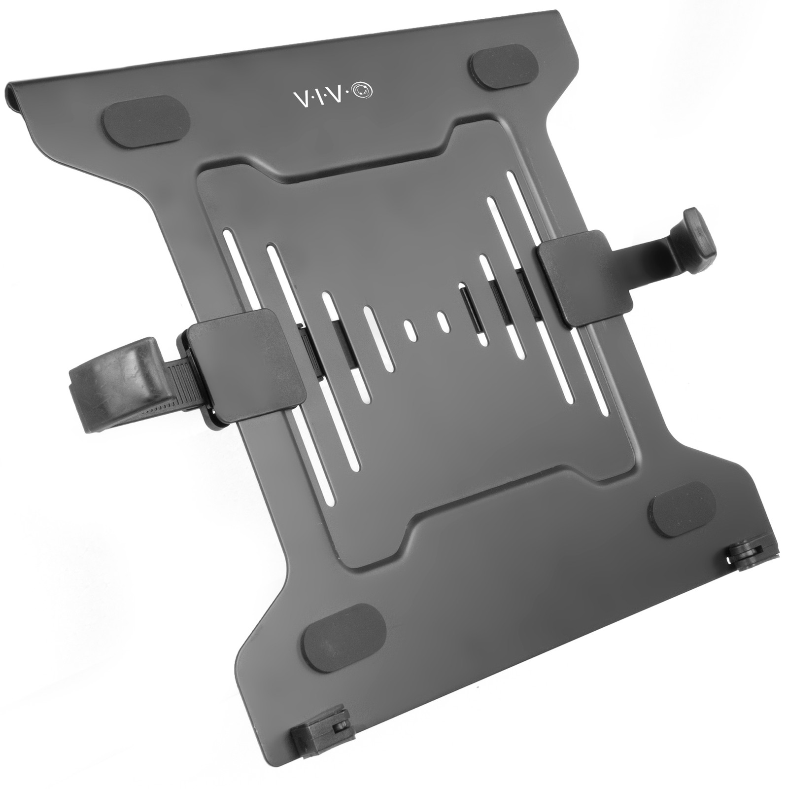VIVO Universal Adjustable 10" to 15.6" Single Laptop Mount Holder, Notebook Tray