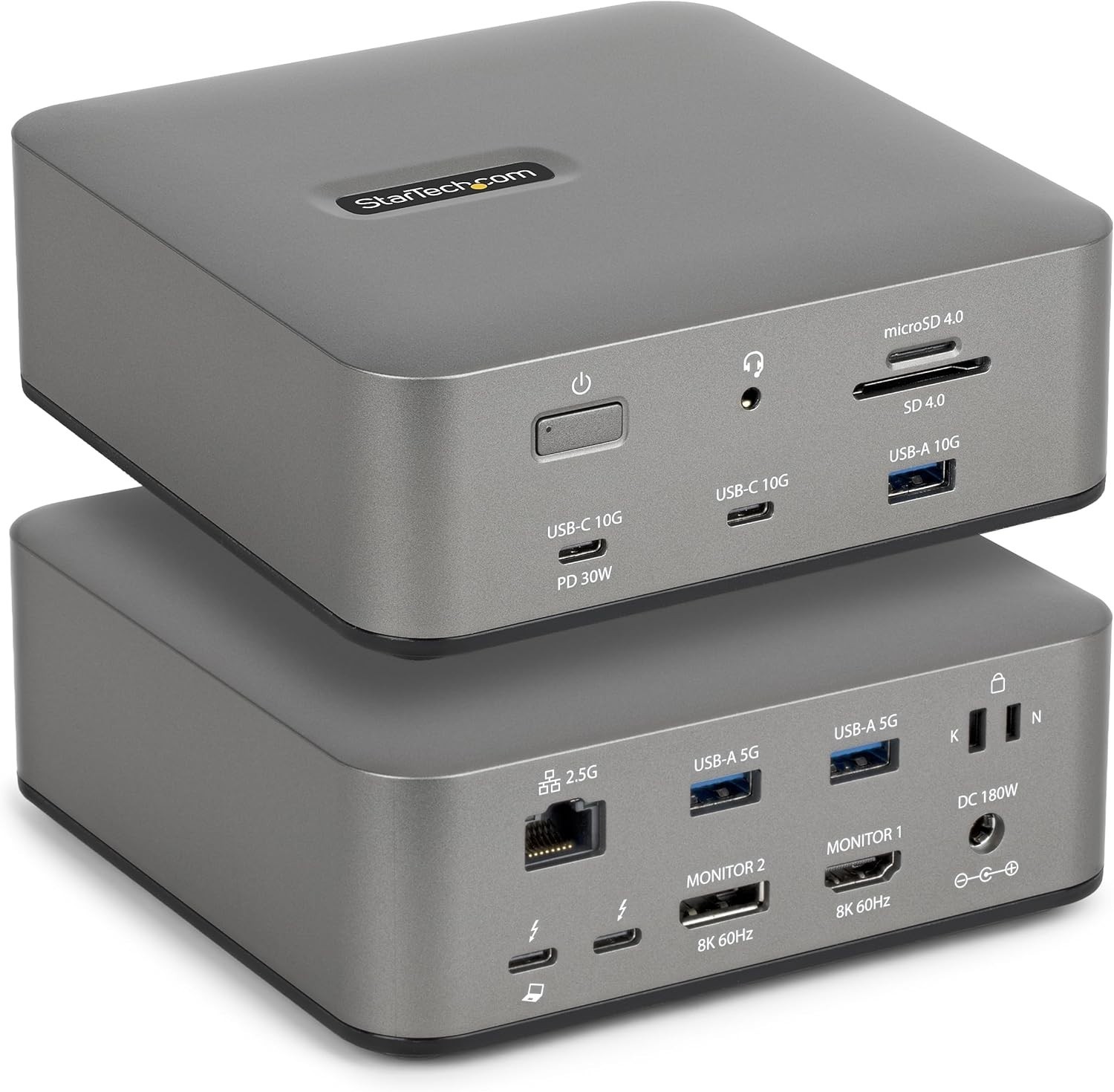 StarTech Thunderbolt 5 Dock, Dual 8K 60Hz, Triple 4K for Windows, 215N-TB5USB4DK